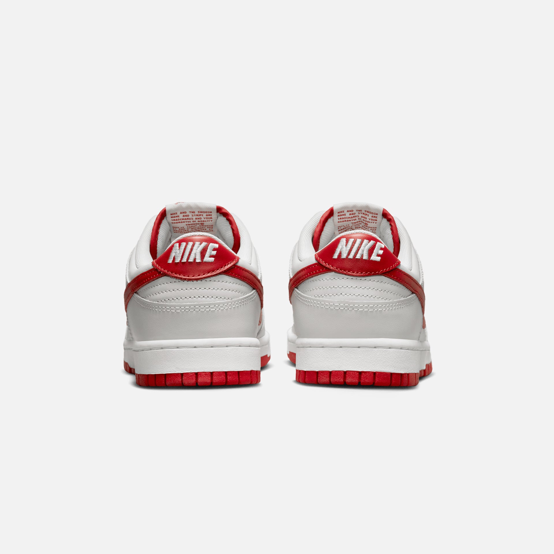 Nike Dunk Low - Vast Grey / Varsity Red / White