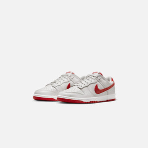 Nike Dunk Low - Vast Grey / Varsity Red / White