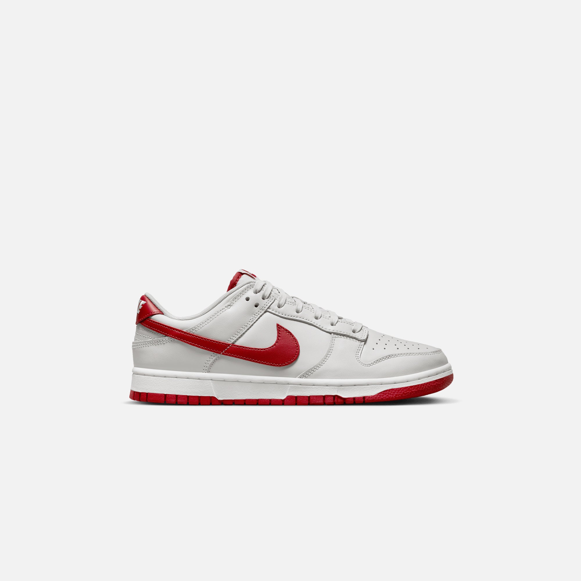 Nike Dunk Low - Vast Grey / Varsity Red / White – Kith