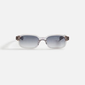 Flatlist Hanky Sunglasses - Crystal Grey / Smoke Gradient