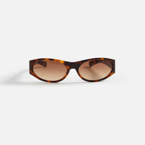 Flatlist Frankie Tortoise Sunglasses - Brown Gradient Lens