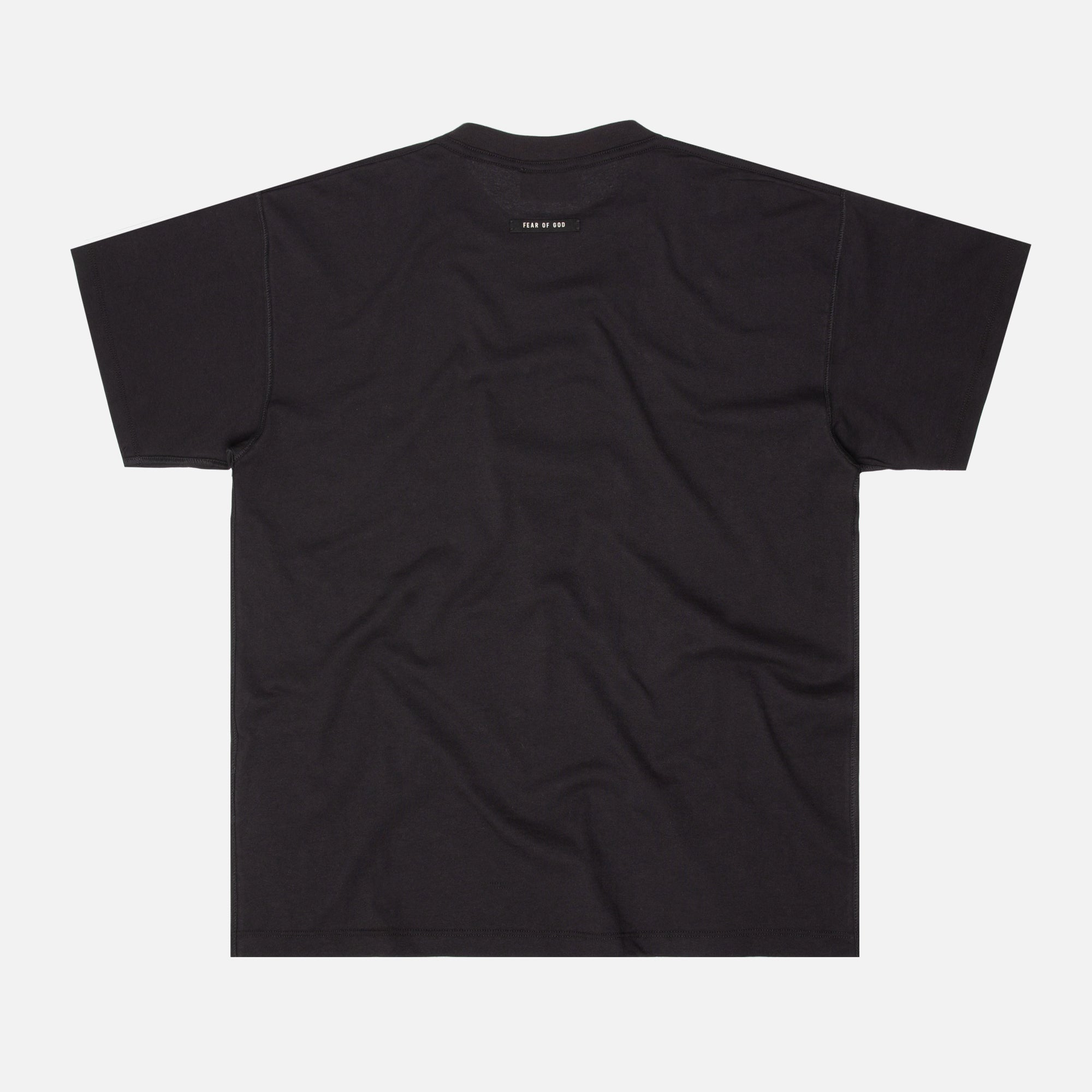 Tシャツ・カットソー FEAR OF GOD Men T-shirt Black FGE2505101HWJ 001 Fear of God Black Eternal T-shirt | TheDoubleF