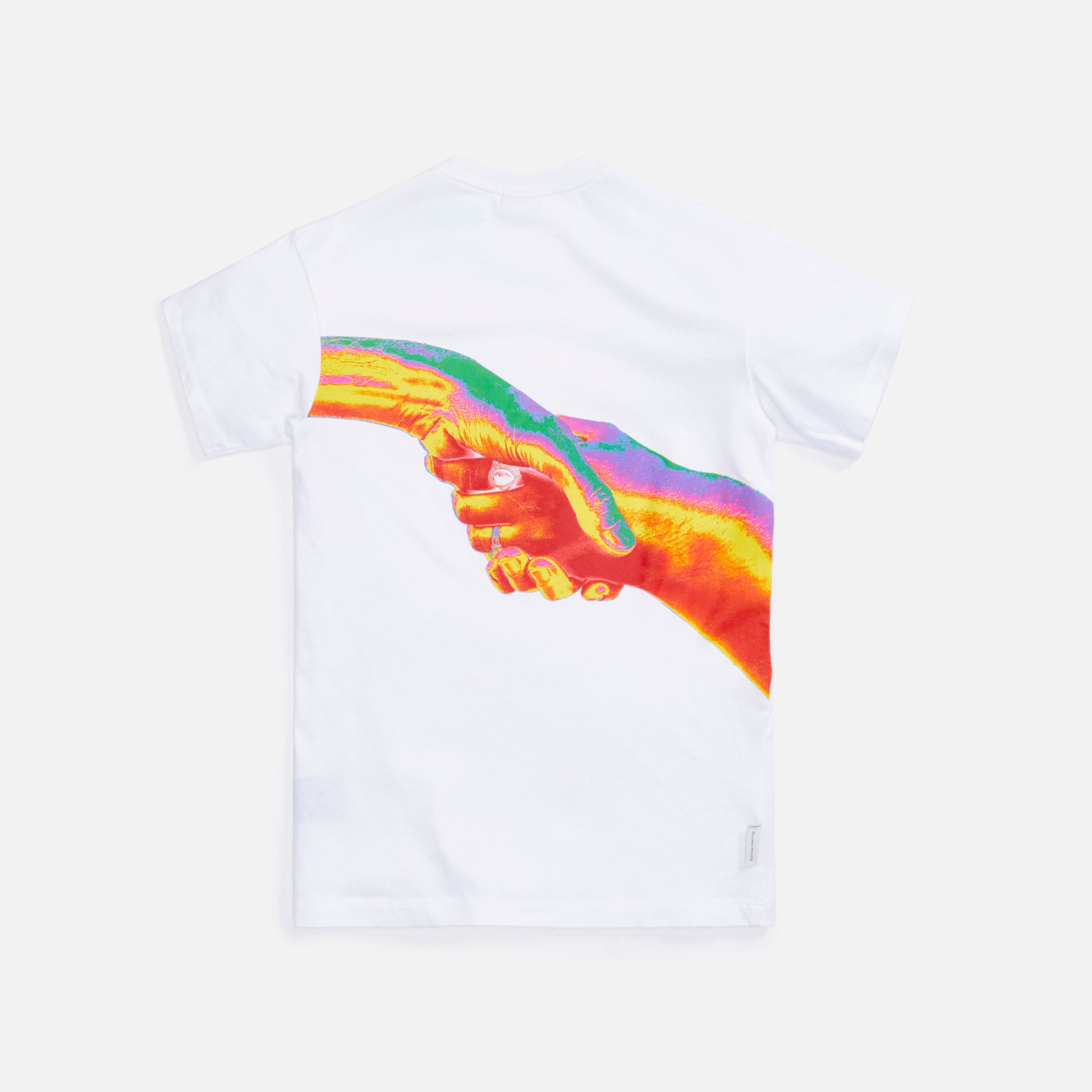 Filling Pieces Handshake Tee - White
