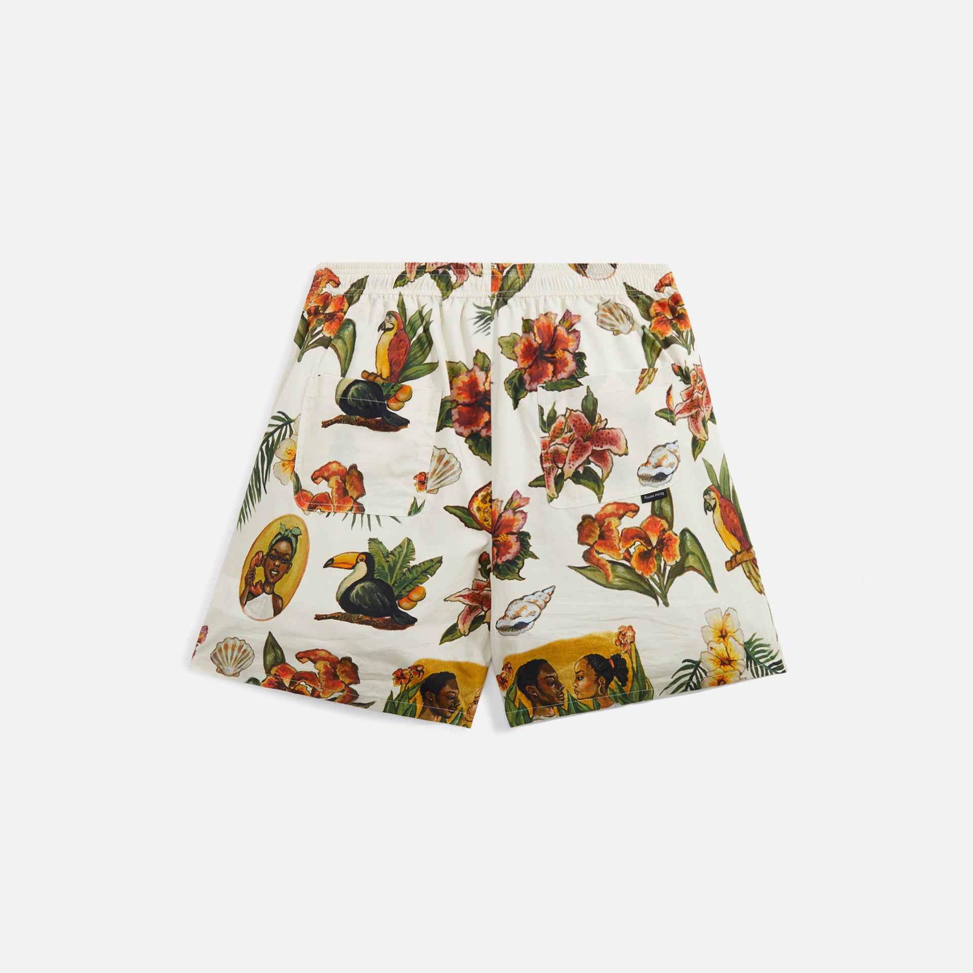 Filling Pieces Resort Short - Parrot Print