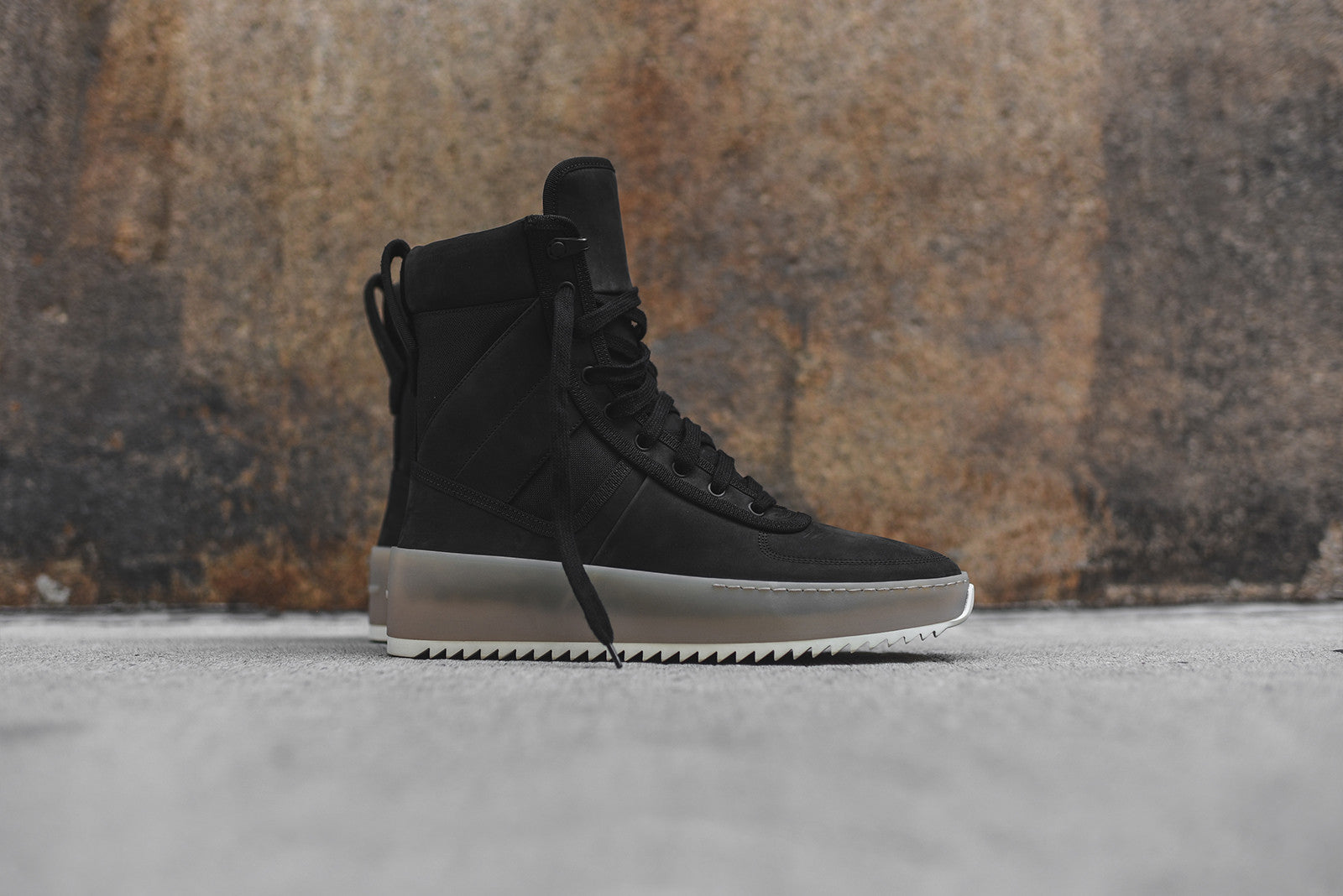 Fear of God Military Sneaker - Black / Gum – Kith