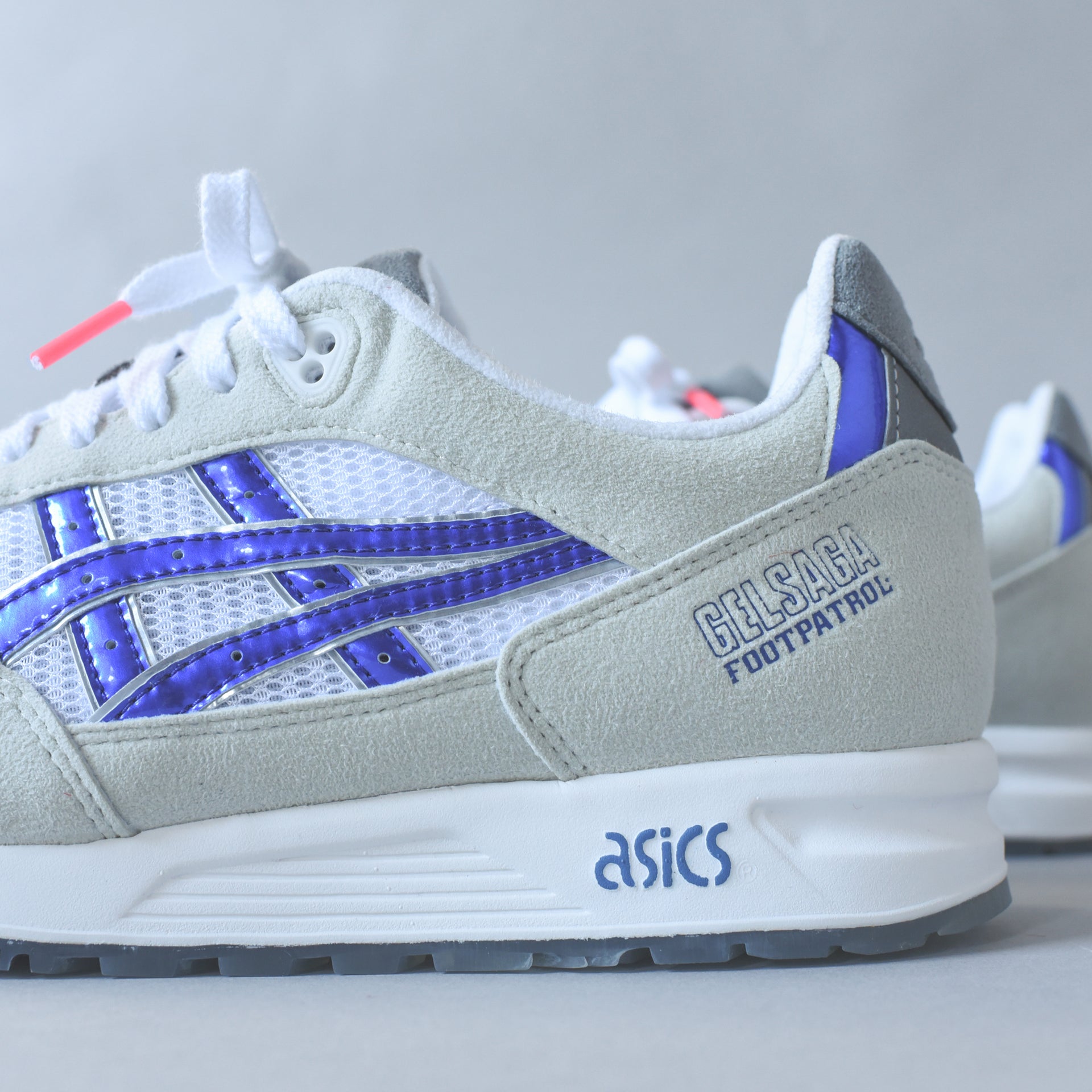 Asics x Foot Patrol Gel-Saga - Titanium Grey / Iridiu