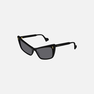 Gucci Eyewear Large Square Frame Mirror Lens - Black