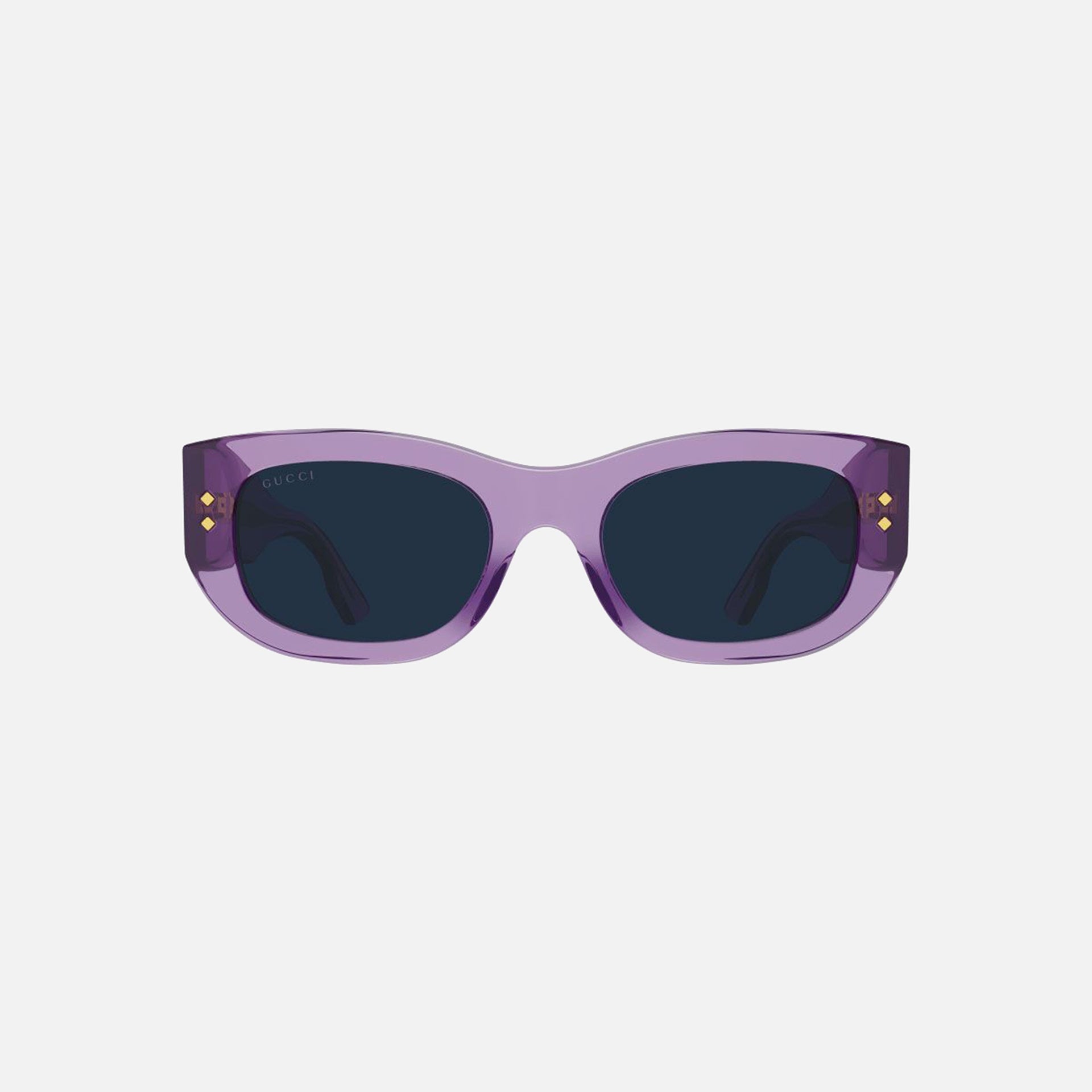 Gucci Transparent Chunky Acetate Sunglasses - Crystal Purple