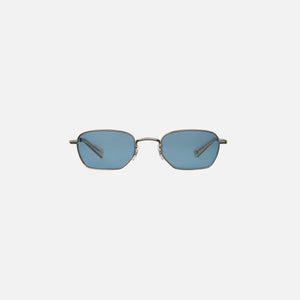 Garrett Leight Holly Sunglasses - Blue Silver Champagne