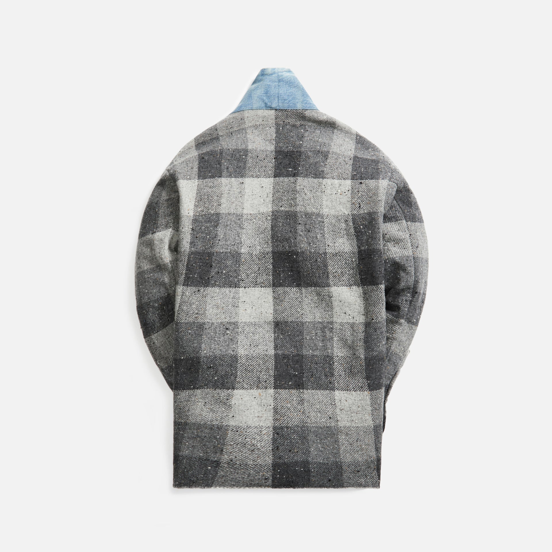 Greg Lauren Graphite Buggalo Check GL1 - Grey