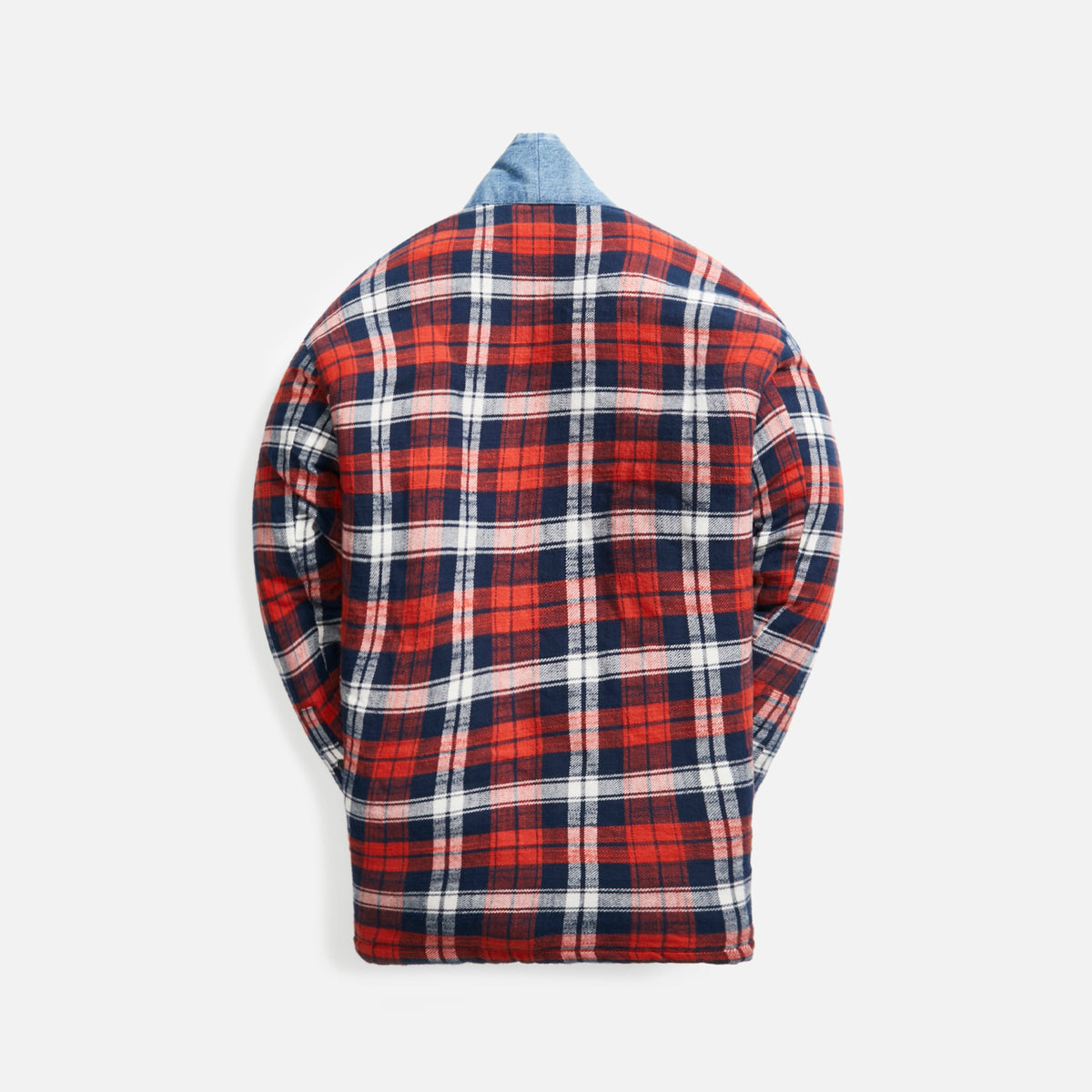 Greg Lauren Plaid Sherpa Lined GL1 - Red