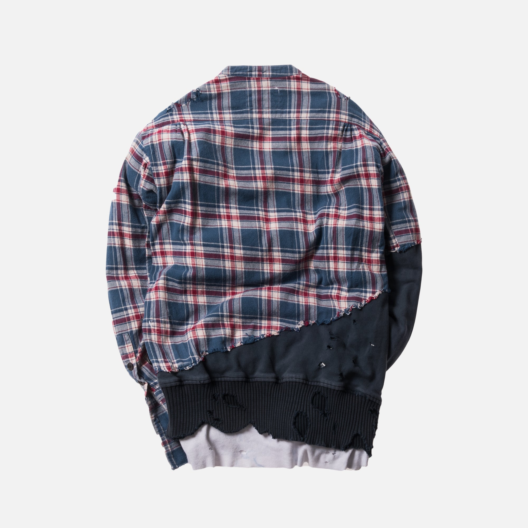 Greg Lauren 50/50 Everest Fleece Pullover Studio Shirt - Navy – Kith