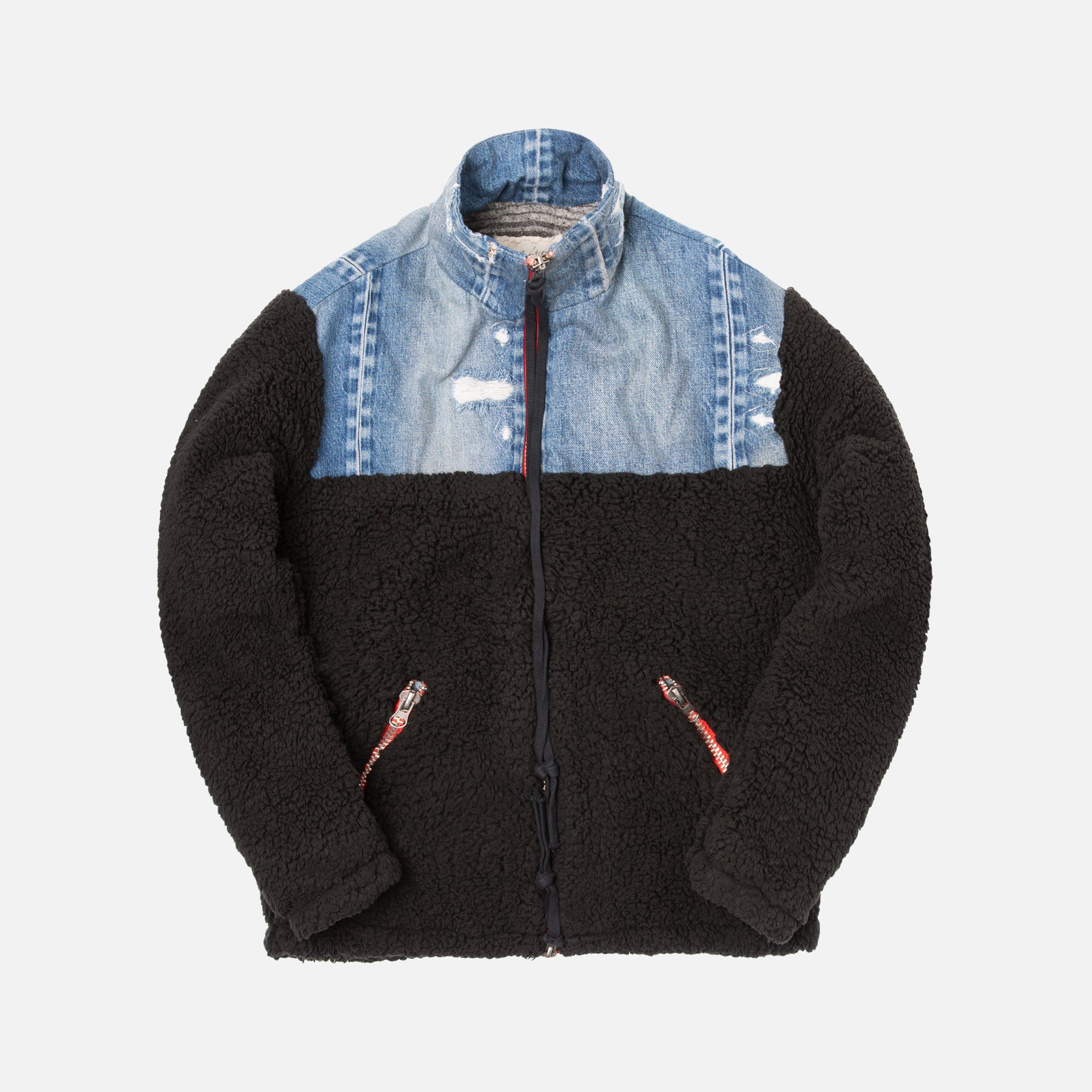 Denim Kith X Greg Lauren Trench Coat Greg Lauren Destroyed Vintage