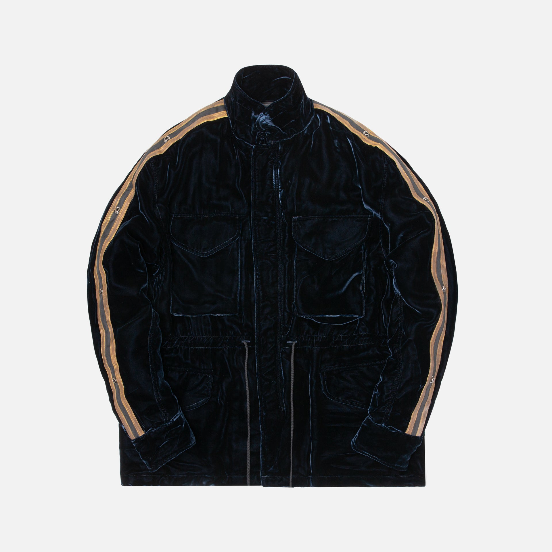 Greg Lauren Velvet Royal M51 Jacket - Black