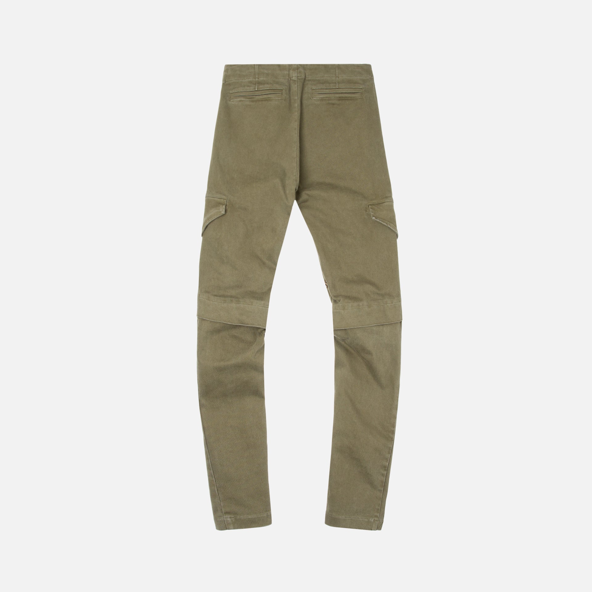Greg Lauren Stretch Denim Long Cargo Pant - Army