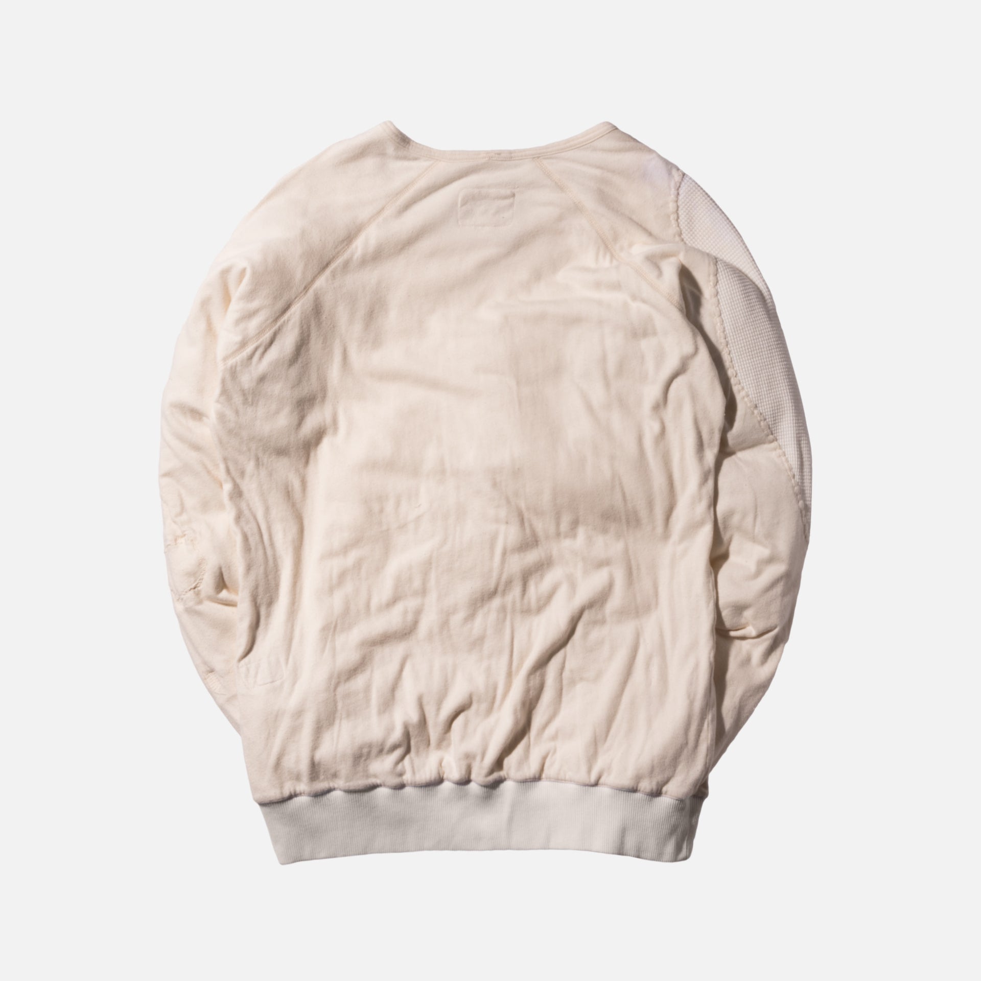 Greg Lauren Raglan Pullover With Pouch - Ivory