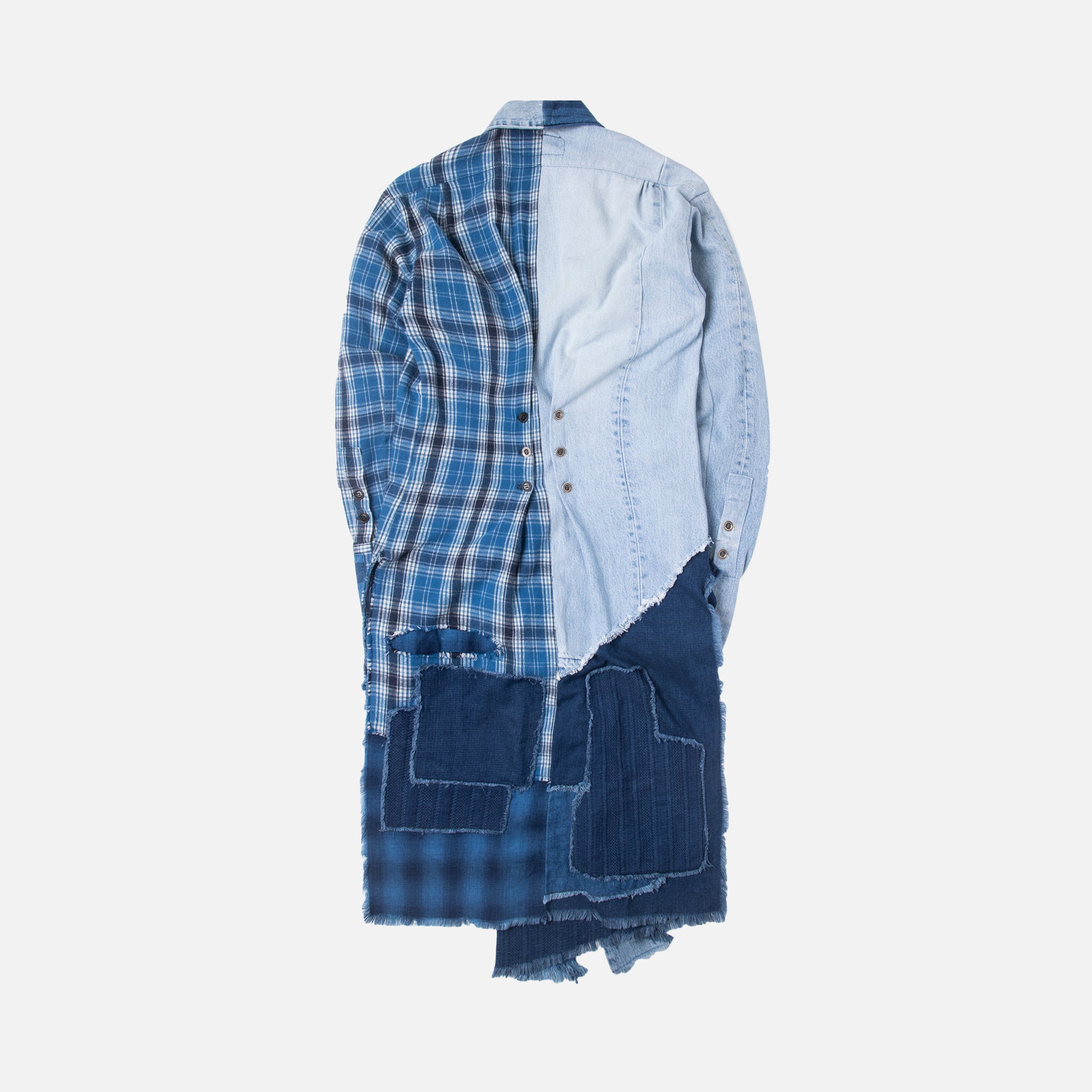 Greg Lauren Denim Patchwork GL1 Robe - Indigo