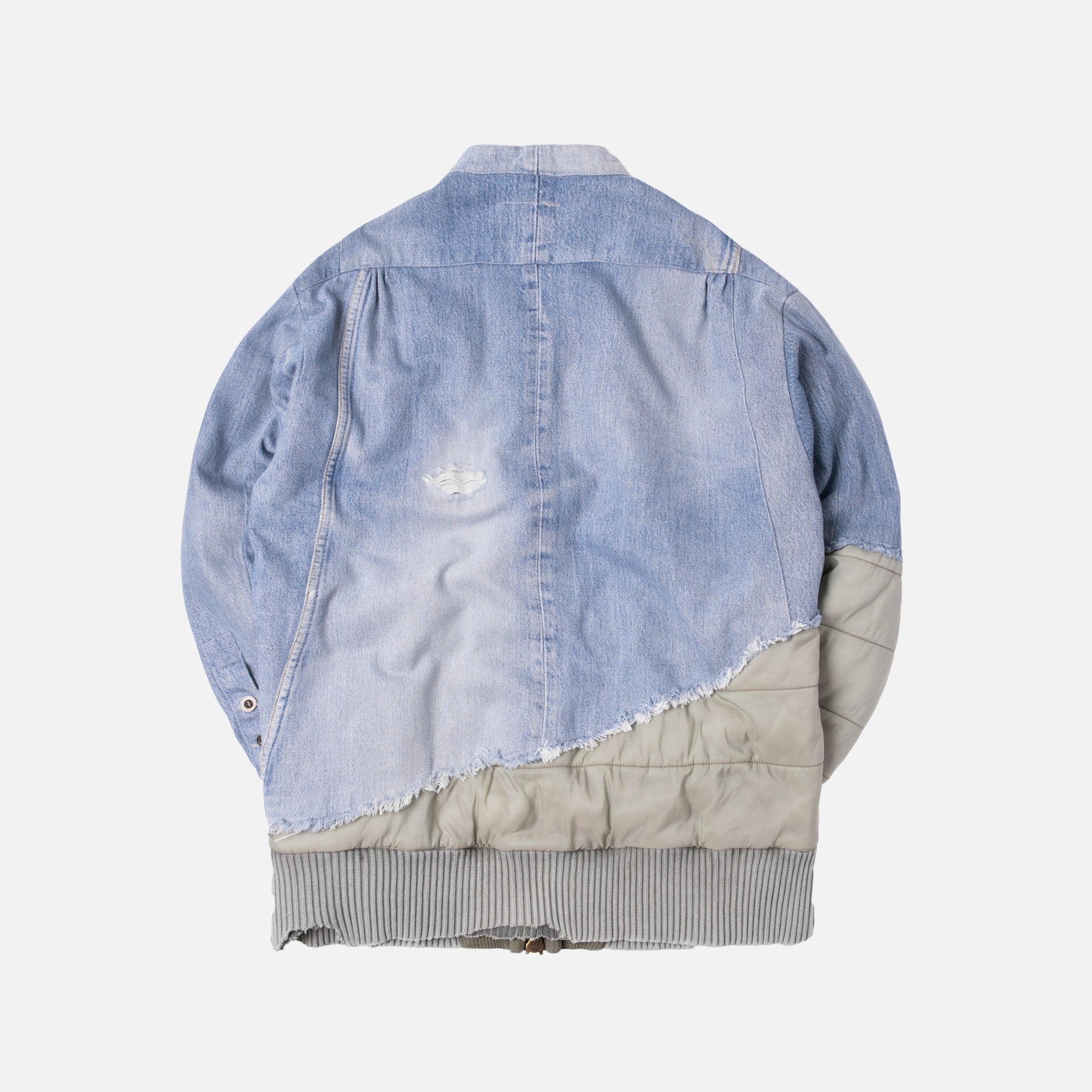 Greg Lauren 50/50 Puffy Zip Studio - Denim / Army