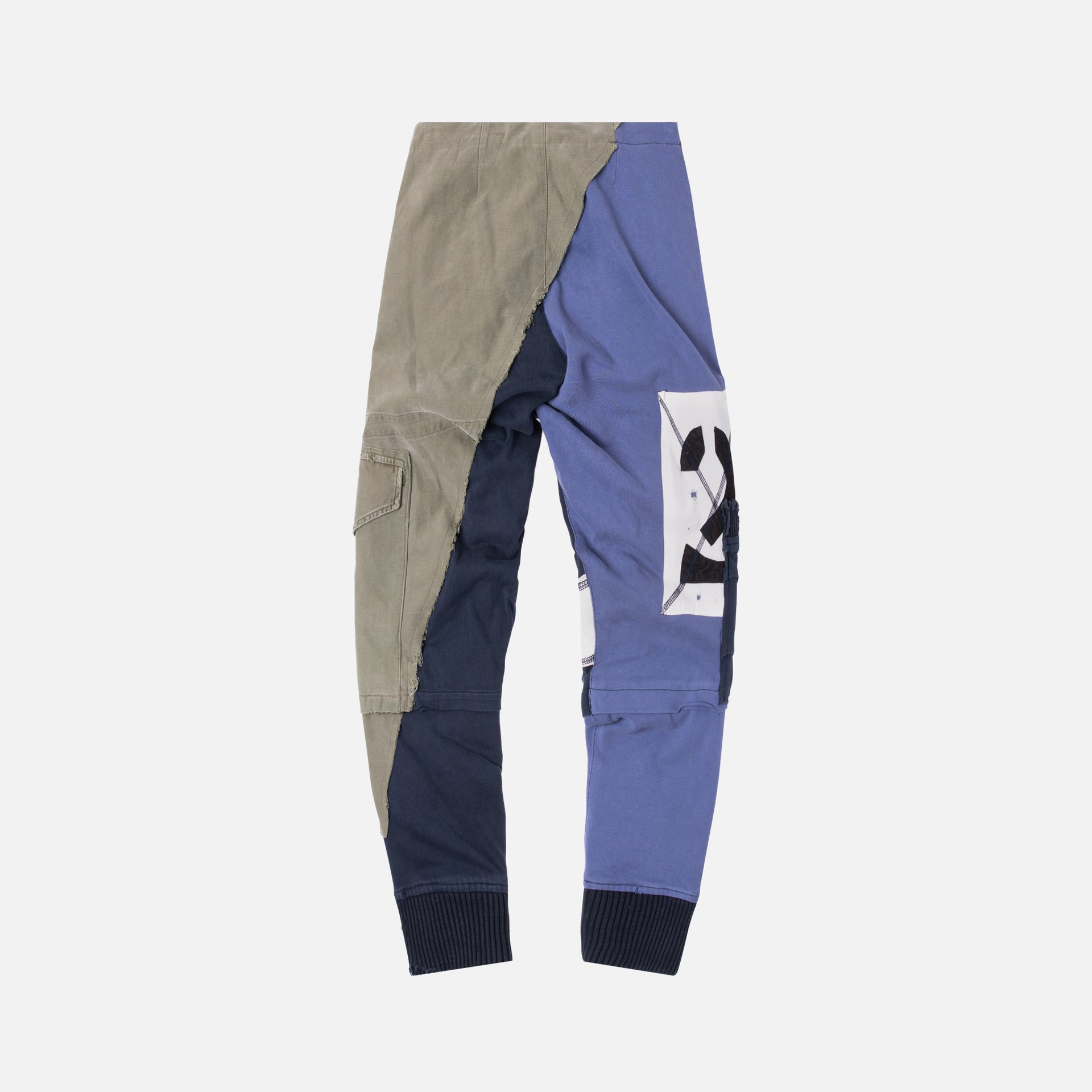 Greg Lauren Deconstructed Rugby Pant - Navy / Olive