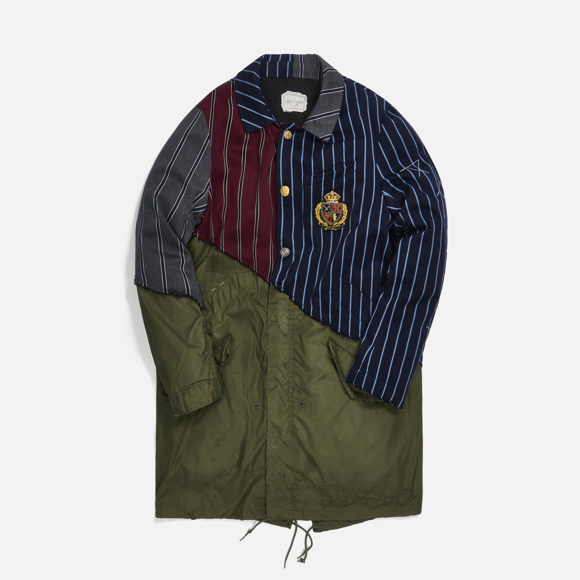 Greg Lauren 50/50 Artist Coat - Prep Stripe / Fishtail – Kith