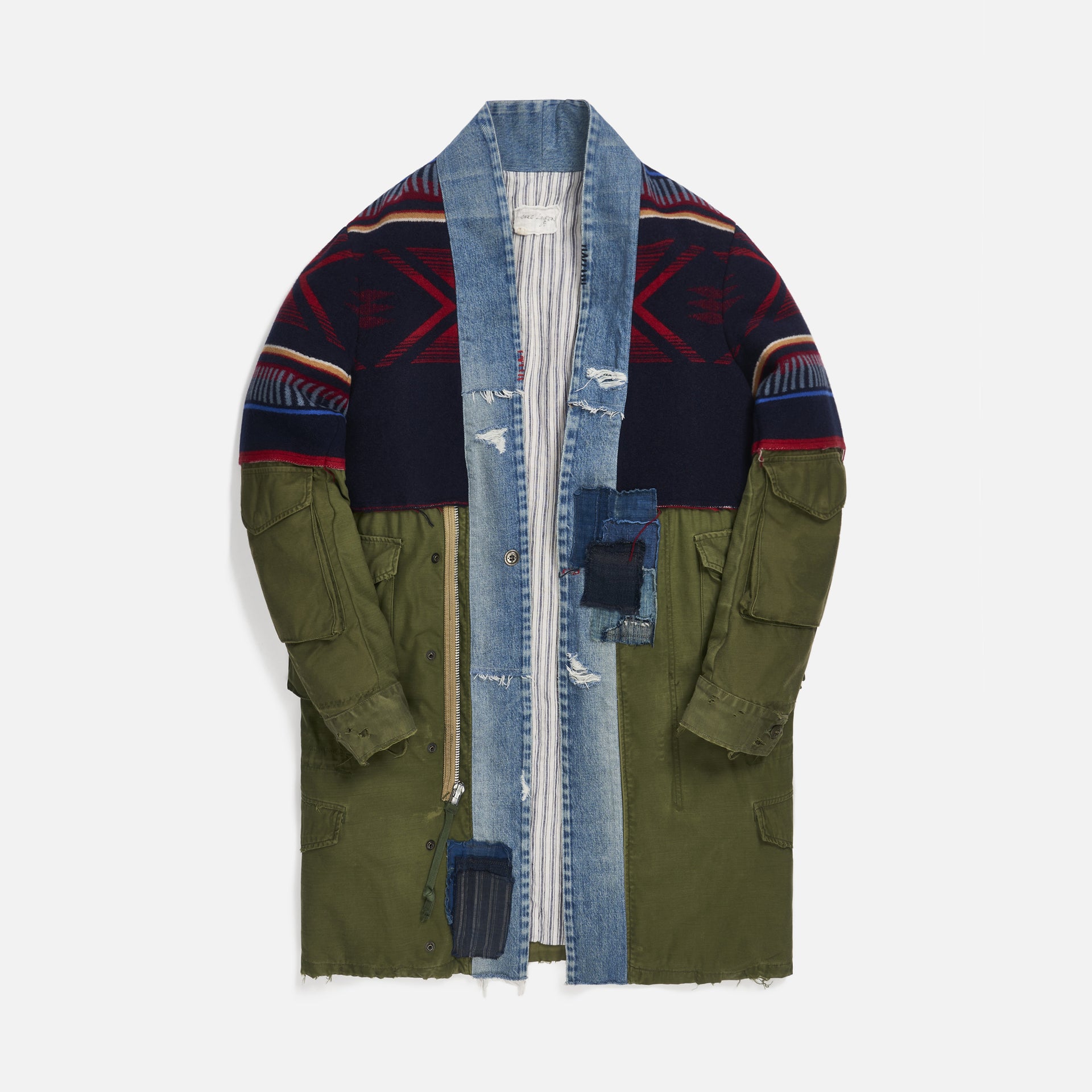 Greg Lauren 50/50 GL1 Artist Jacket - Blanket / Army