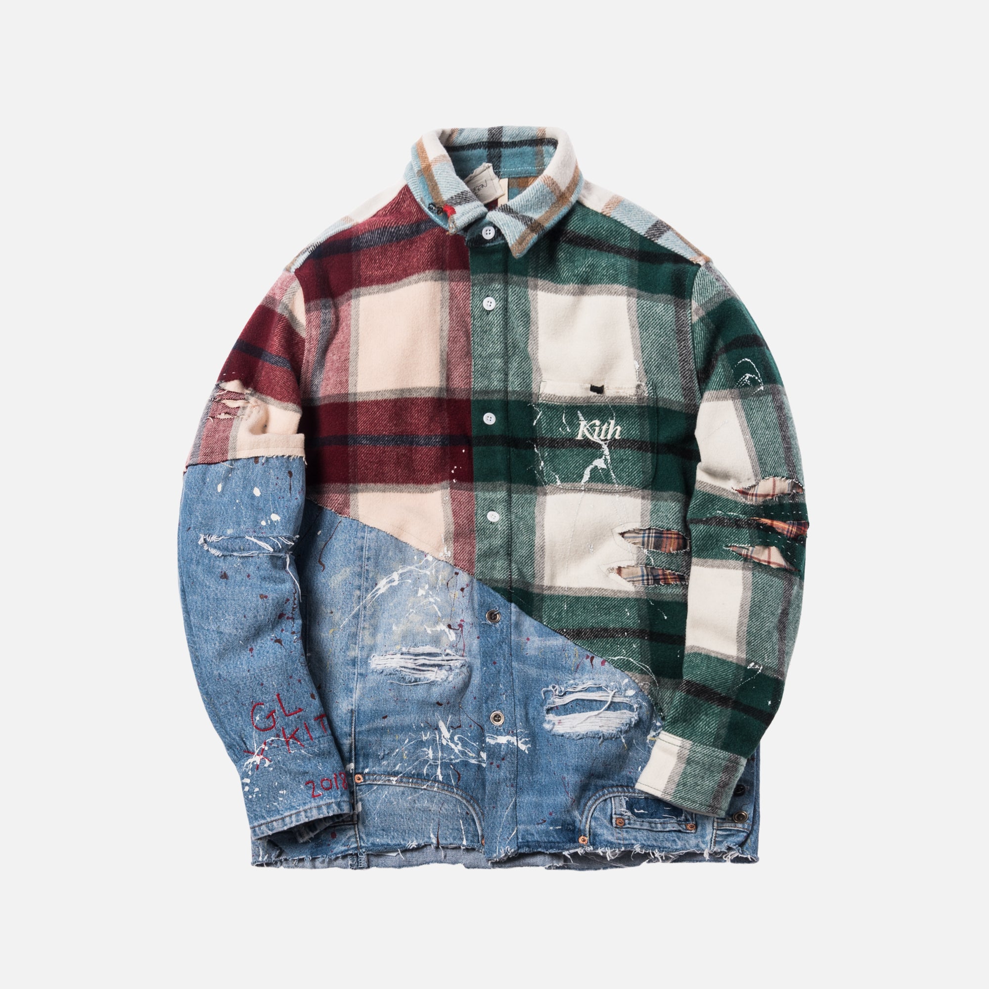 Kith x Greg Lauren 50/50 Ginza Studio Shirt - Multi / Denim