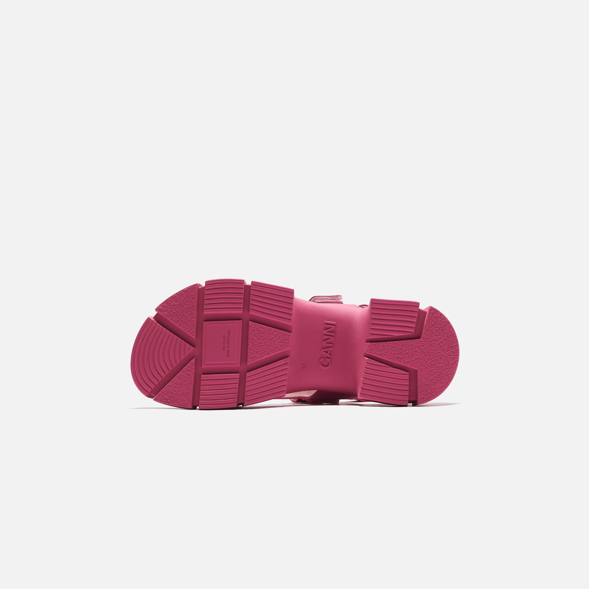 Ganni WMNS Rubber Sandal - Shocking Pink