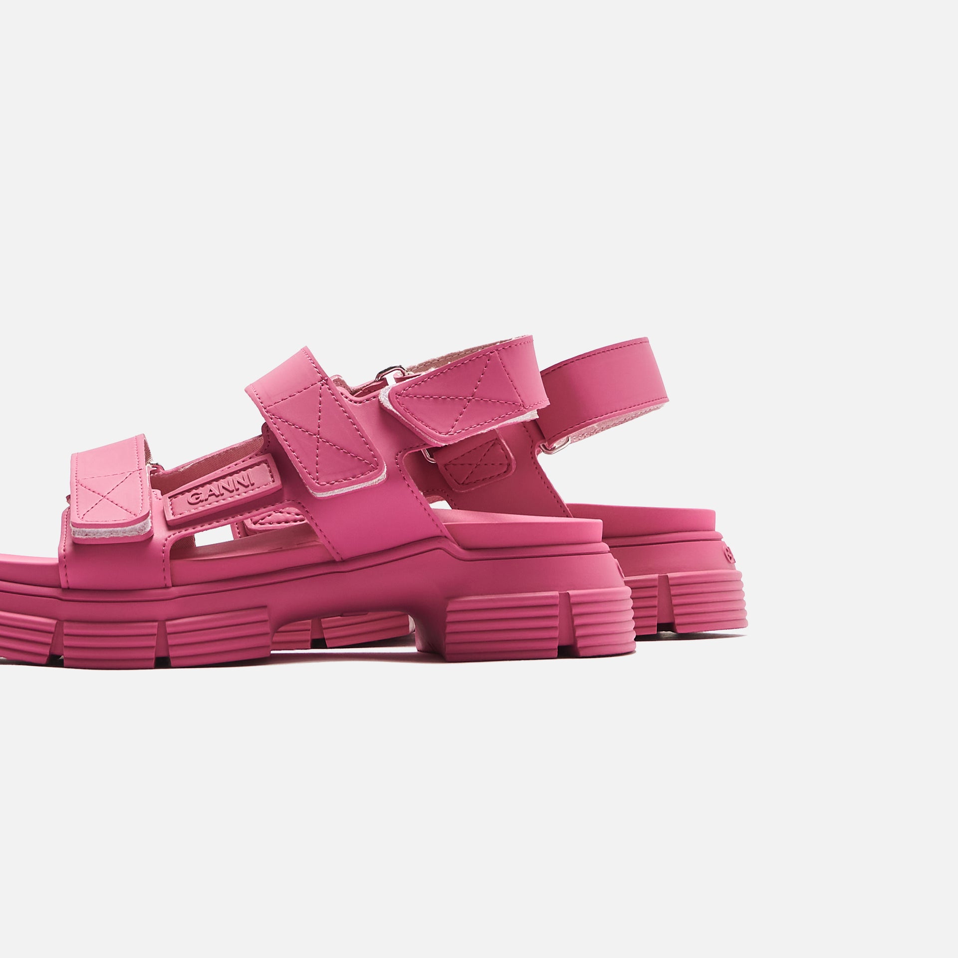 Ganni WMNS Rubber Sandal - Shocking Pink
