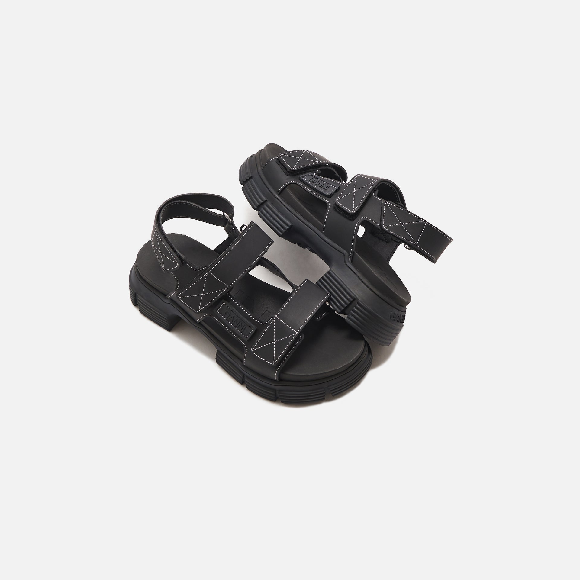 Ganni WMNS Rubber Sandal - Black