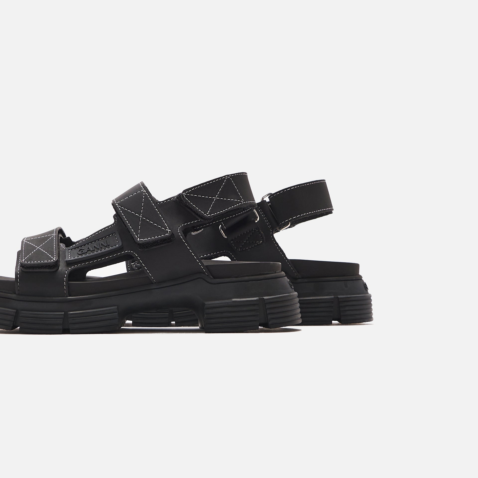 Ganni WMNS Rubber Sandal - Black