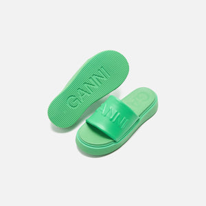 Ganni Sporty Mix Sneaker Sandal Kelly - Green