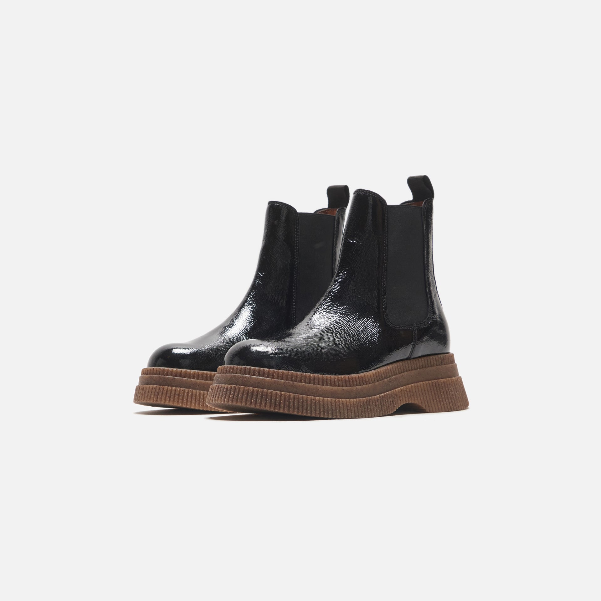 Ganni Creepers Chelsea Boot - Black