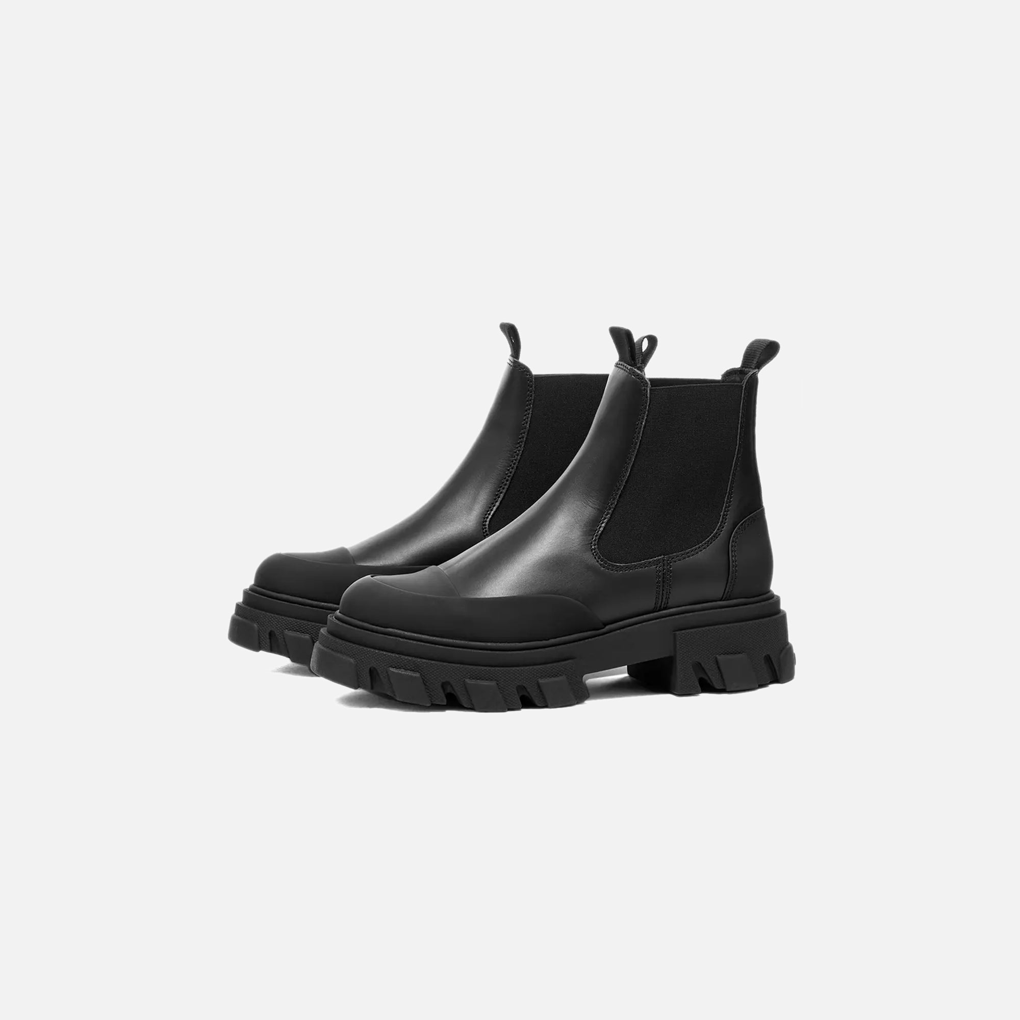 Ganni Low Chelsea Boot - Black – Kith