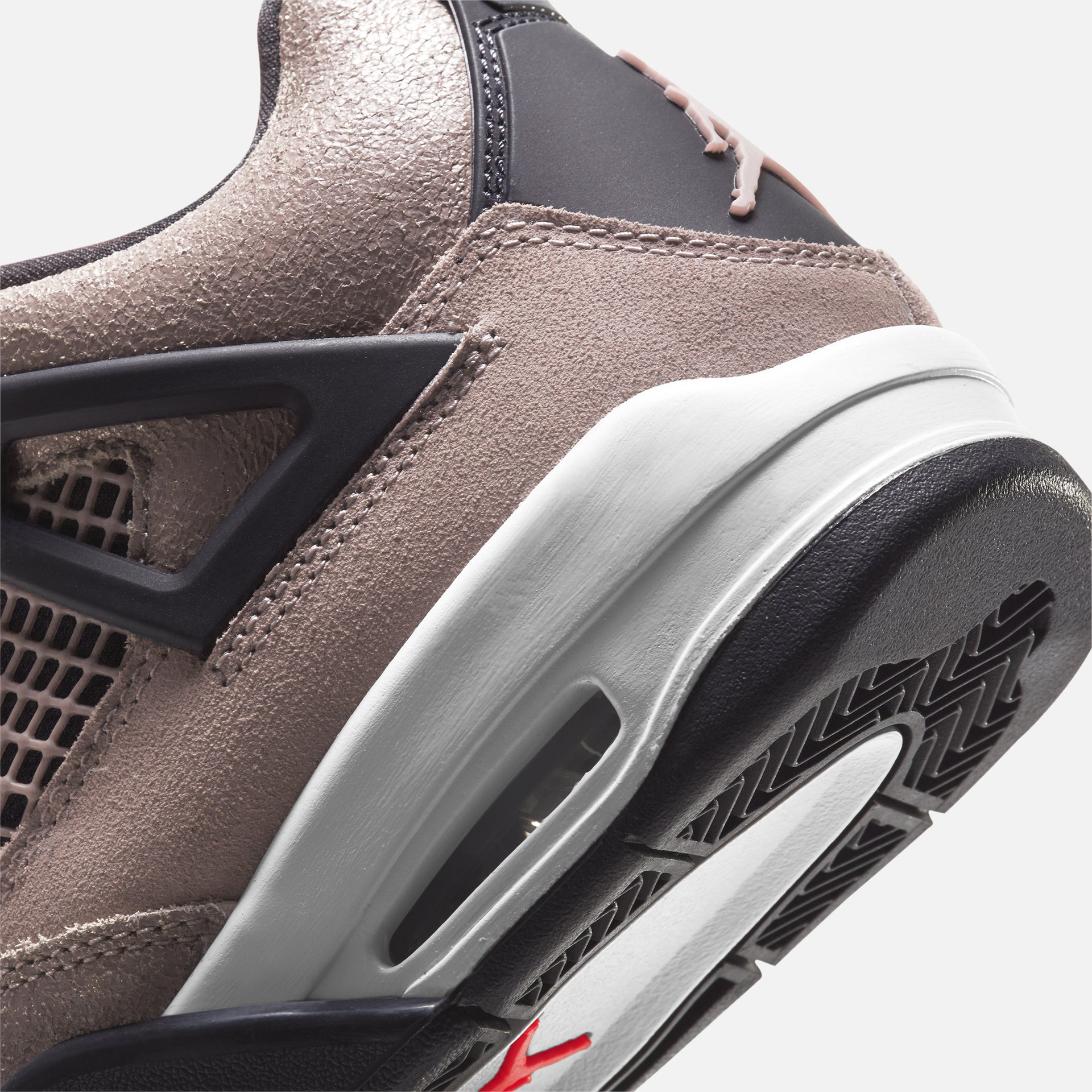 Nike Grade School Air Jordan 4 Retro - Taupe Haze / Infrared 23 / Oil Grey