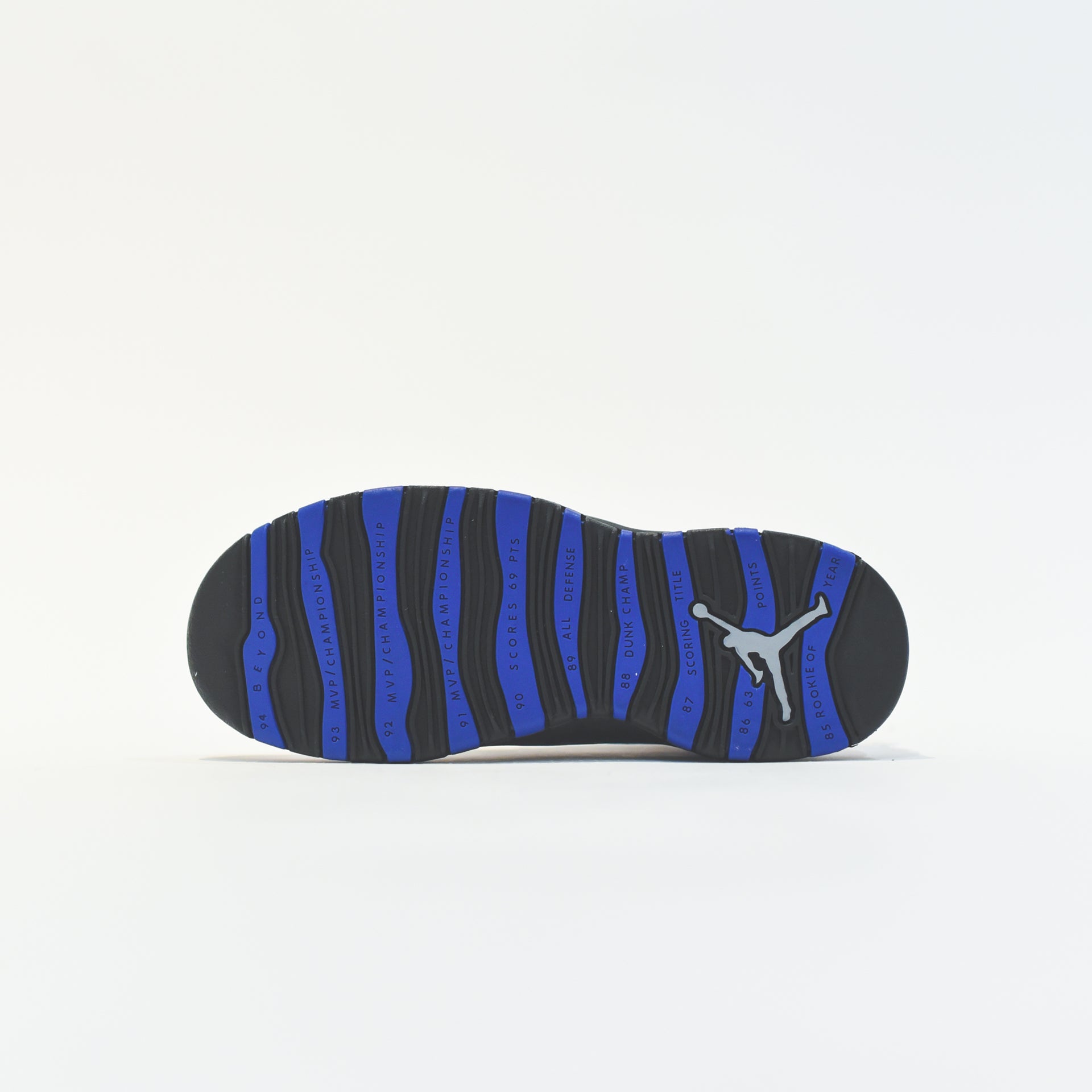 Nike Grade School Air Jordan 10 Retro - White / Black / Royal Blue / Metallic Silver