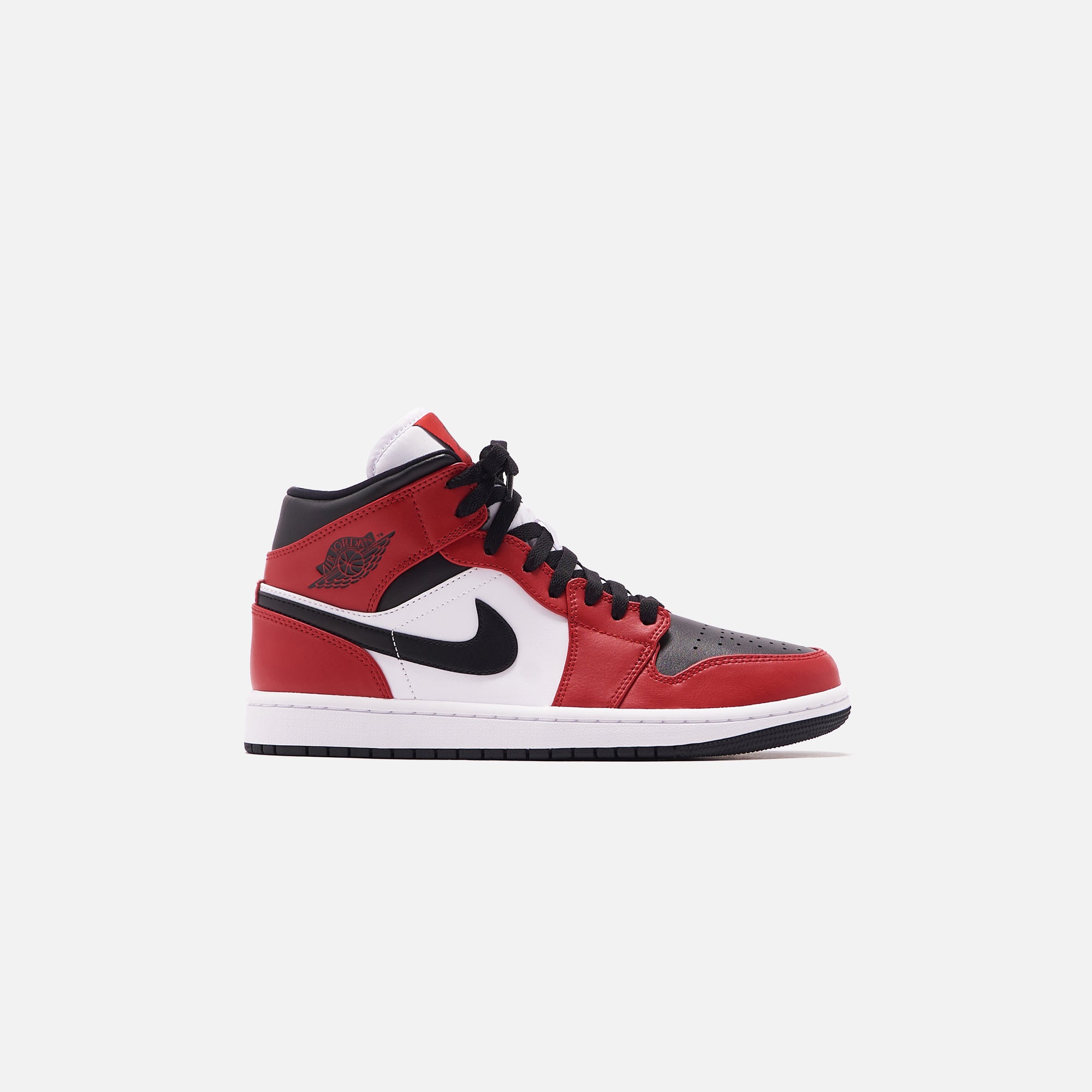 Nike Grade School Air Jordan 1 Mid Black Gym Red Kith