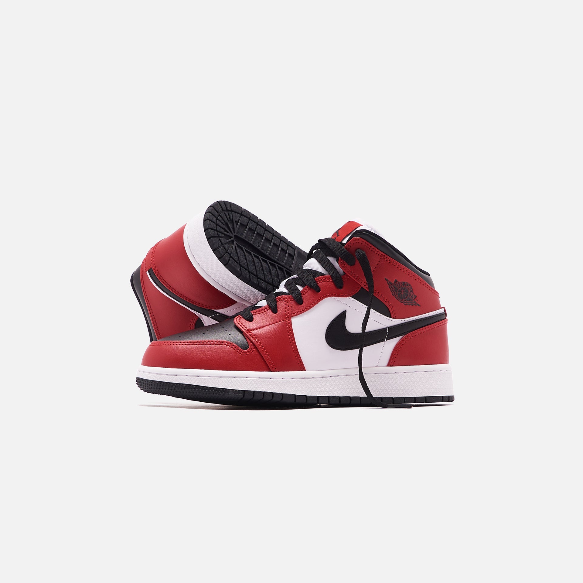 Nike Grade School Air Jordan 1 Mid - Black / Gym Red
