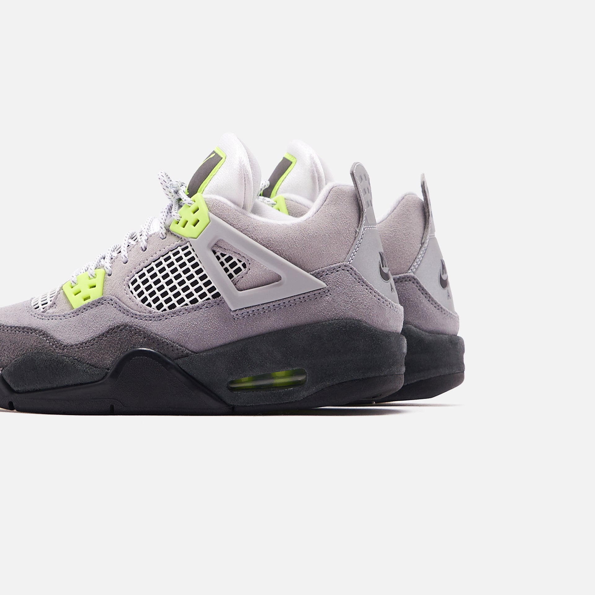 Nike Grade School Air Jordan 4 Retro LE - Cool Grey / Volt / Wolf Grey / Anthracite