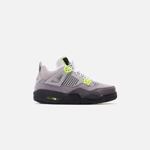 Nike Grade School Air Jordan 4 Retro LE - Cool Grey / Volt / Wolf Grey / Anthracite