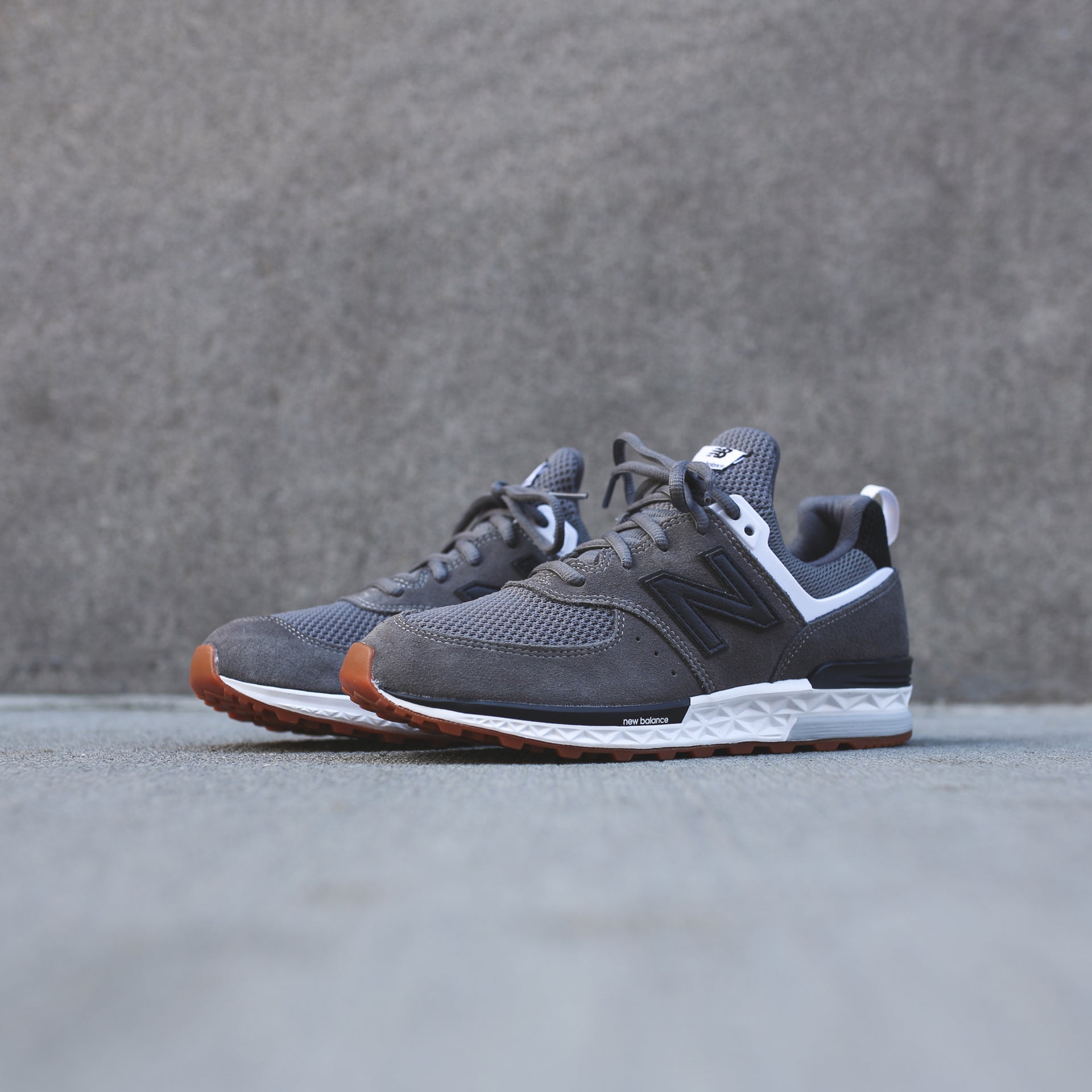 New Balance Kids GS574SG - Gunmetal / Steel