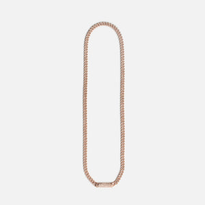 Greg Yuna Baby Cuban Chain 22 inches - Rose Gold