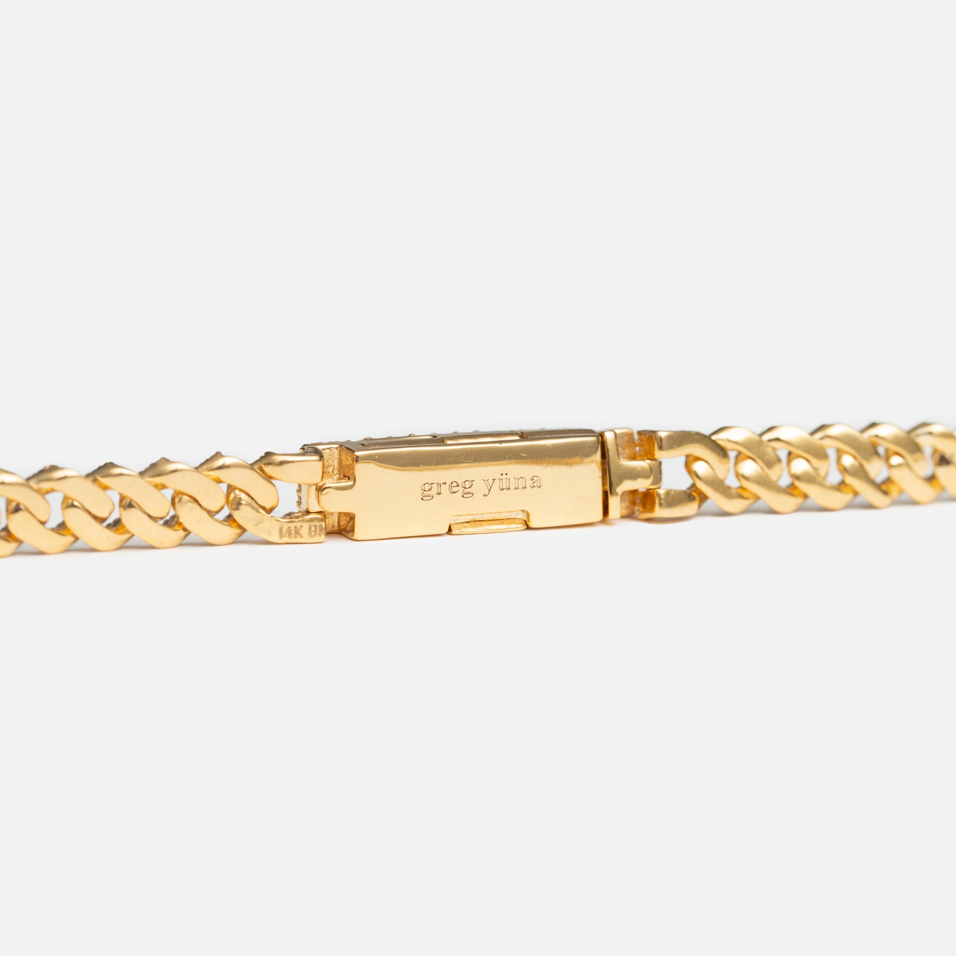 Greg Yuna Baby Cuban Chain 22 inches - Yellow Gold