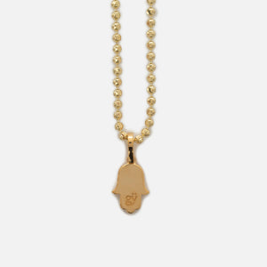 Greg Yuna Hamsa Pendant Necklace - Yellow Gold