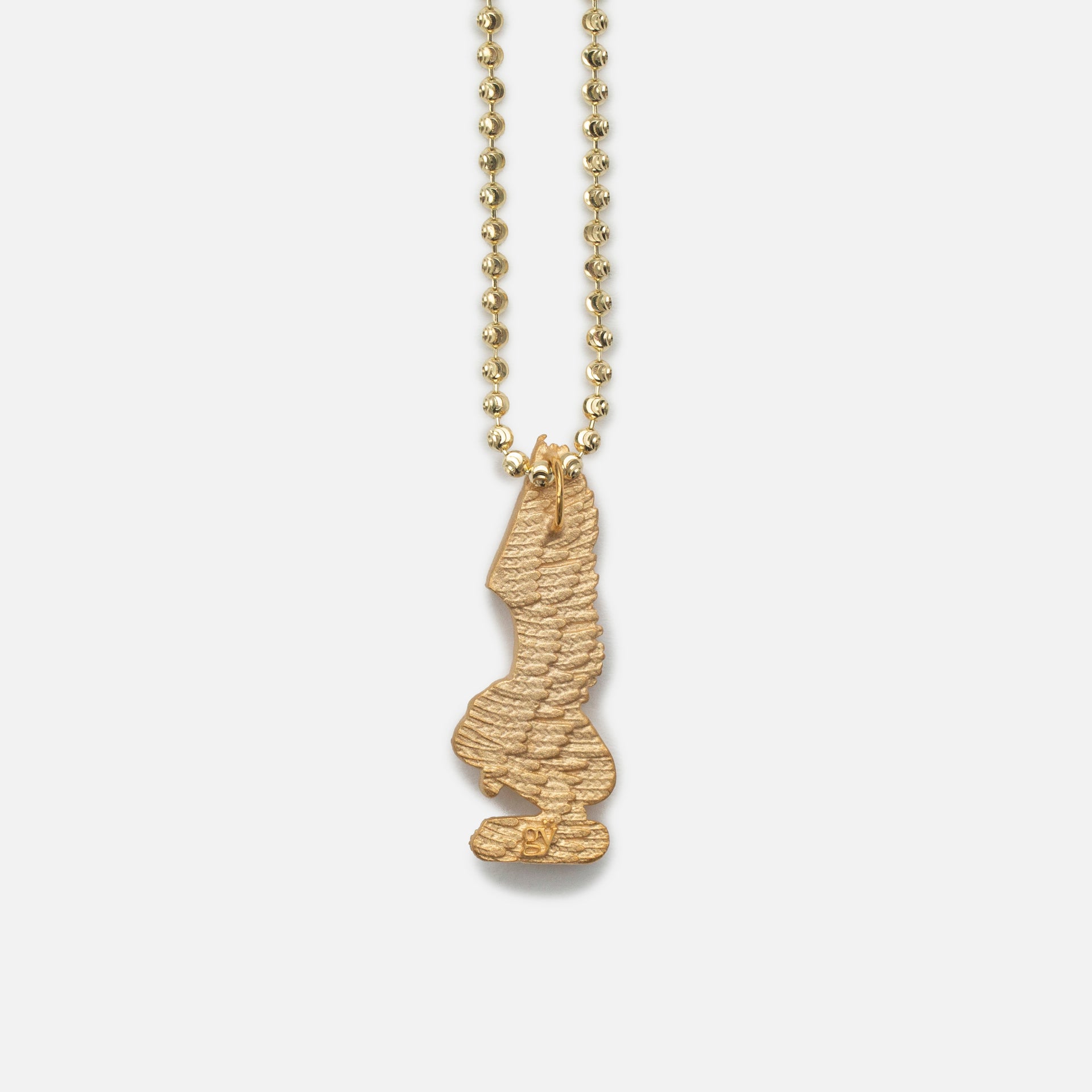 Greg Yuna Mini Broken Angel Pendant Necklace - Yellow Gold