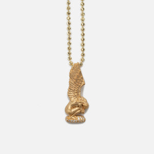 Greg Yuna Mini Broken Angel Pendant Necklace - Yellow Gold