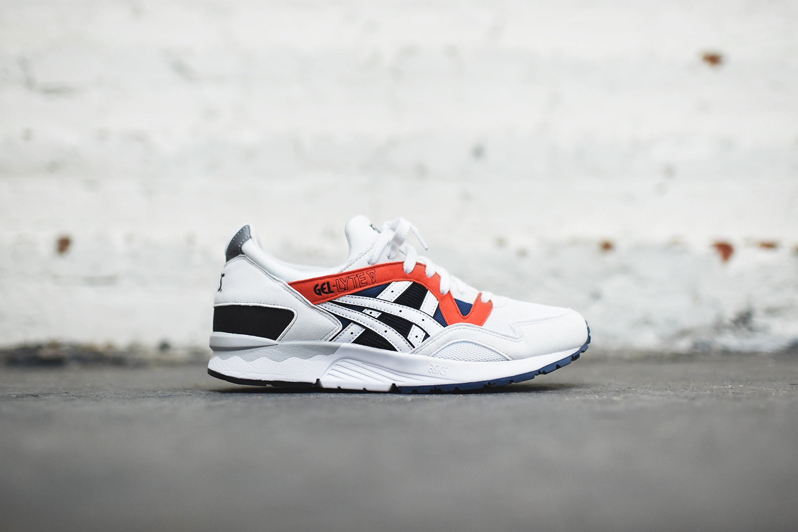 Asics Gel-Lyte V White Orange – Kith - Main Image