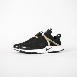 Nike GS Presto Extreme - Black / Metallic Gold / White