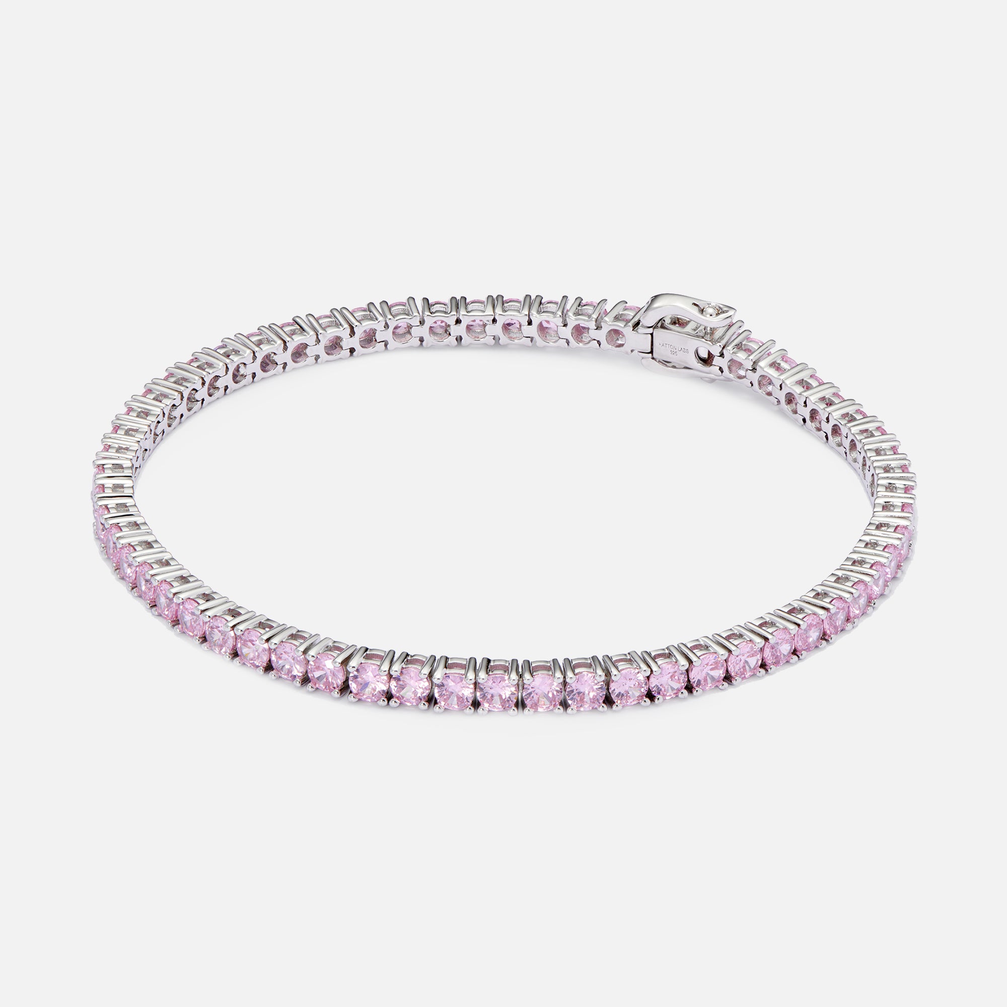 Hatton Labs Pink Tennis Bracelet - Silver / Pink – Kith