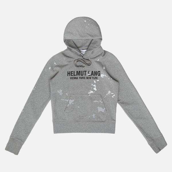 Helmut Lang Slim Hoodie Precision Heather Kith