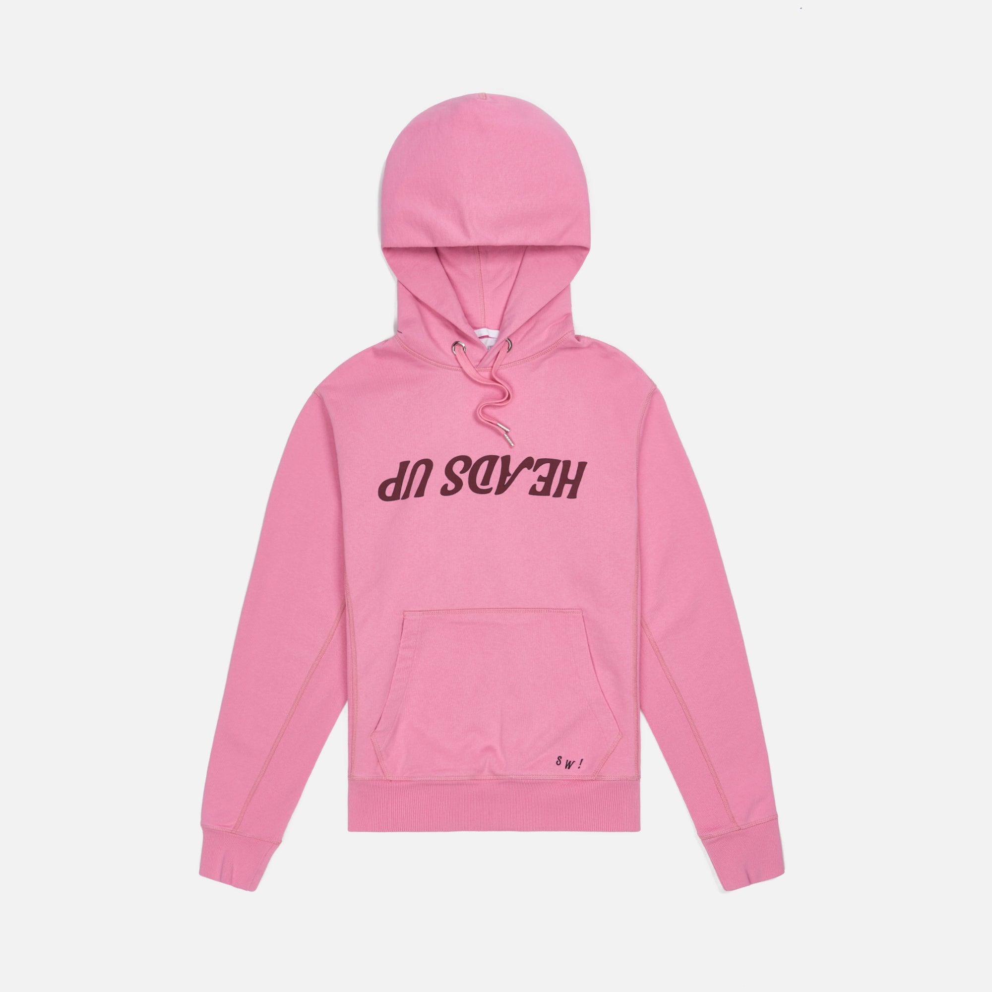 Pink helmut lang discount hoodie